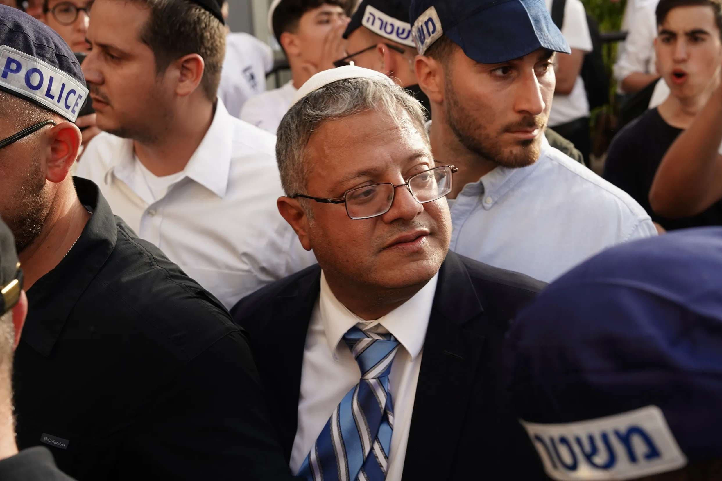 Israel’s national security head condemned for humiliating Western humanitarian activists