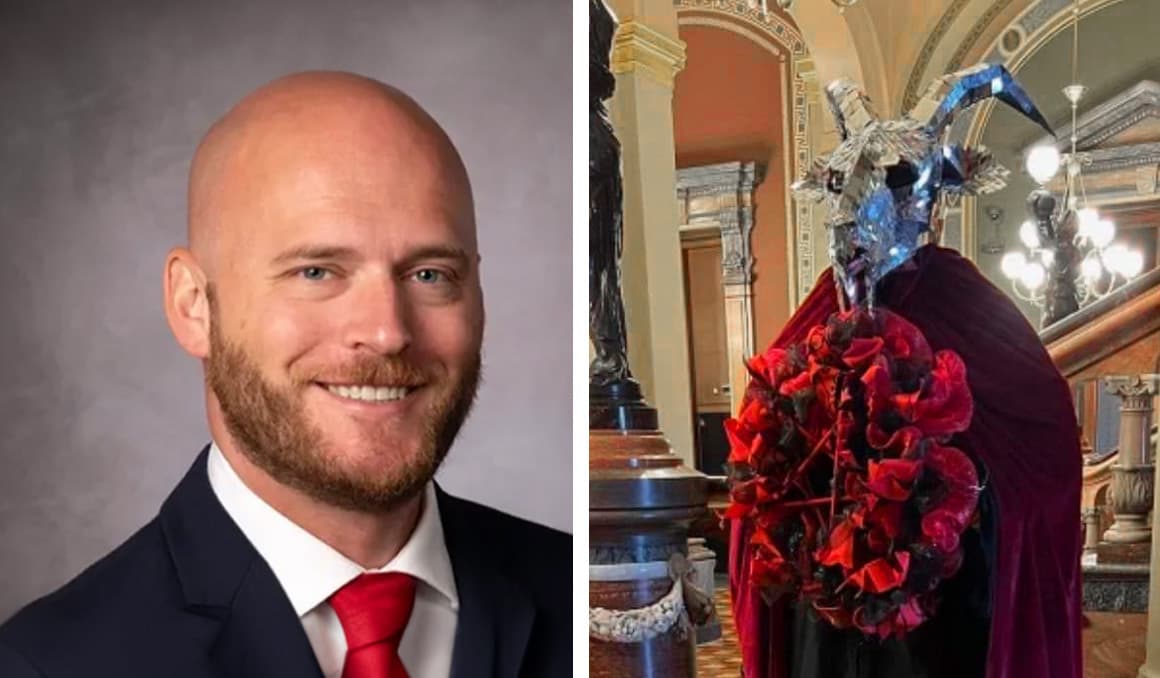 Navy clears officer who dismantled Satanic statue as supporters rally behind him
