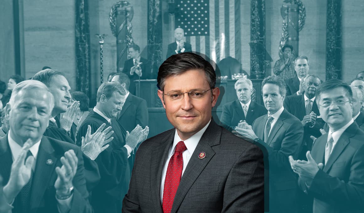 Johnson reelected as speaker on first ballot, backed by nearly all Republicans