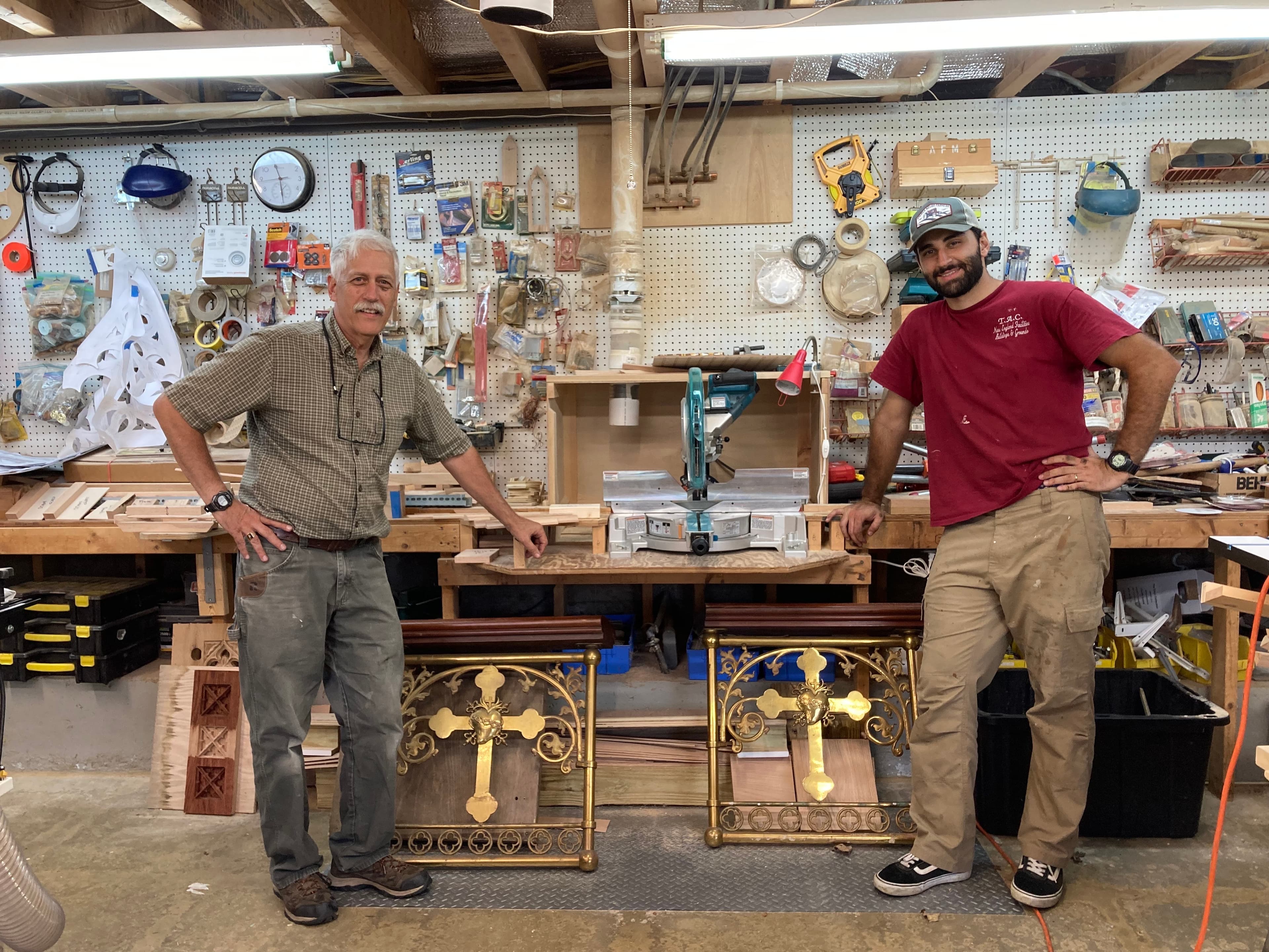 Making churches beautiful again: Meet the liturgical woodworkers restoring New England churches