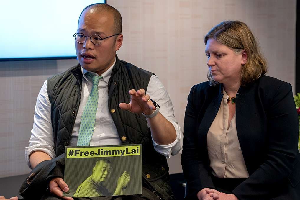 Son of Catholic Chinese dissident Jimmy Lai says freeing his father is ‘humanitarian issue’