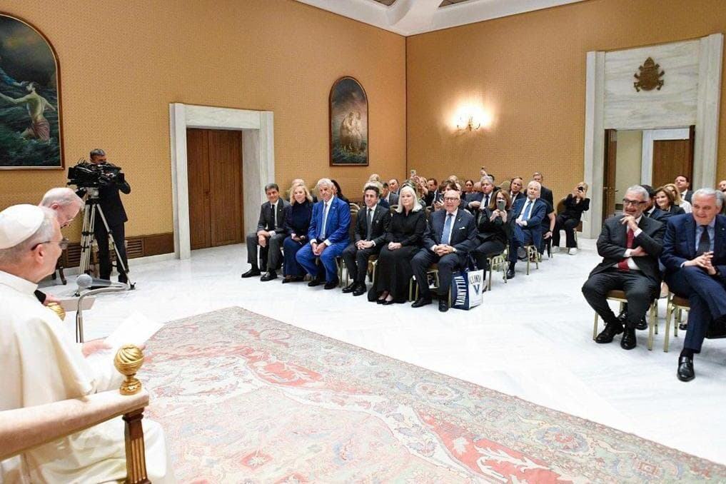 Pope Leo meets with National Italian American Foundation