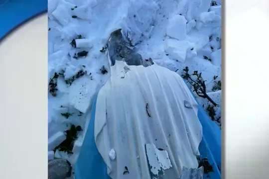 Statue of Blessed Mother allegedly vandalized at New York parish