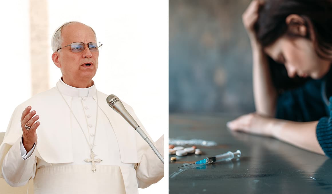 Target traffickers, not victims: Pope Leo condemns drug trade as ‘chain of death’
