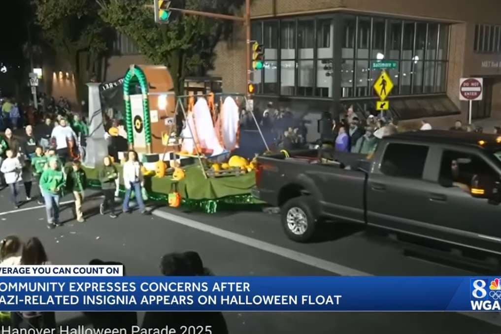 Harrisburg’s Catholic bishop apologizes for ‘notorious symbol of hate’ on Halloween float