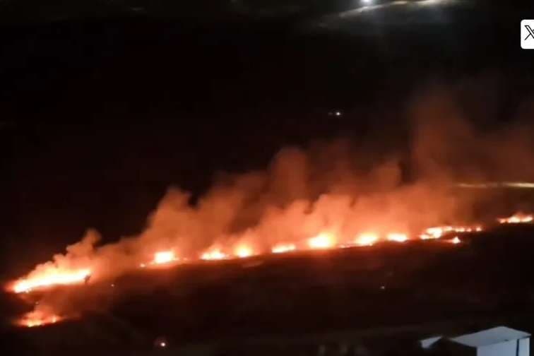 Israeli settlers reportedly set fire to Palestinian fields, homes with families inside, block fire trucks from reaching scene