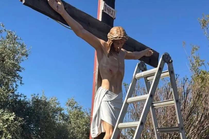 Report: Lebanon village officials say UN forces, not Israeli military, restored desecrated crucifix