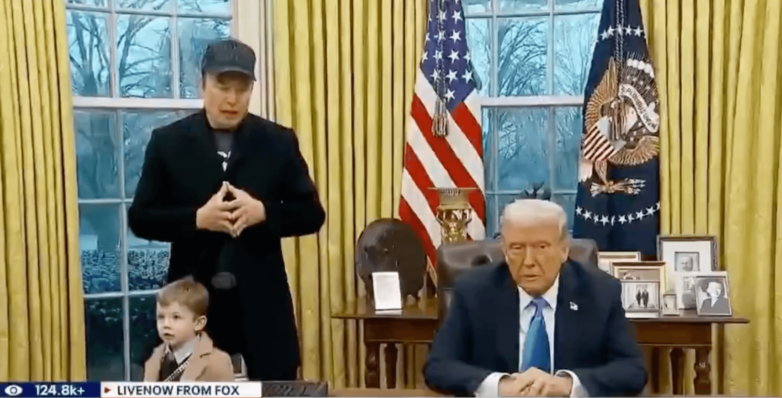 Musk joins Trump in Oval Office to outline how DOGE will ‘restore democracy’
