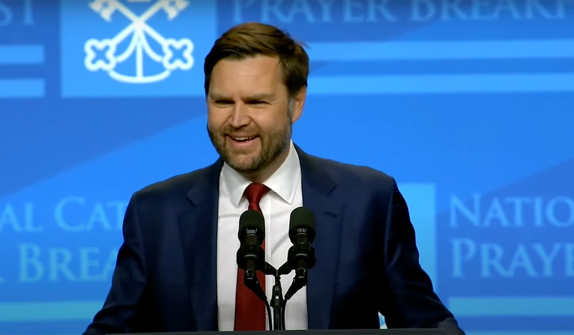 VP Vance praises Pope Francis, leads prayer for him at National Catholic Prayer Breakfast