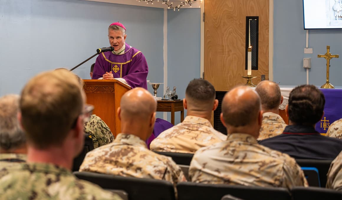 Record number of men attend military chaplain discernment retreat amid Armed Forces vocation shortage