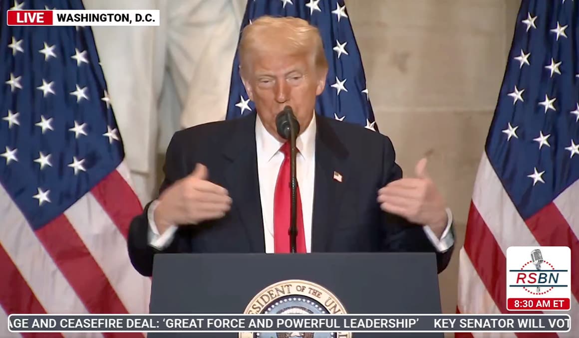 Trump speaks at National Prayer Breakfast: ‘We have to bring religion back’