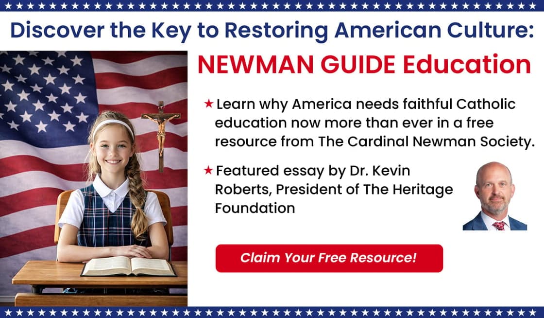 AMERICA NEEDS FAITHFUL NEWMAN GUIDE CATHOLIC EDUCATION